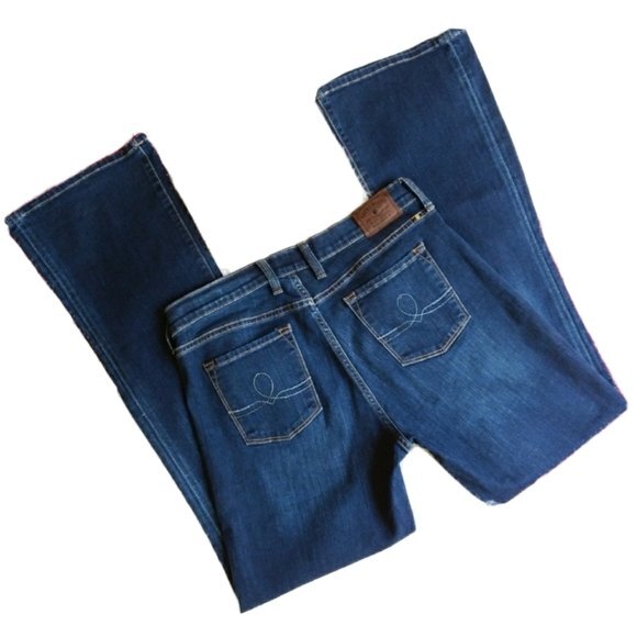 Lucky Brand Jeans 10 Blue Sofia Boot - Picture 1 of 9